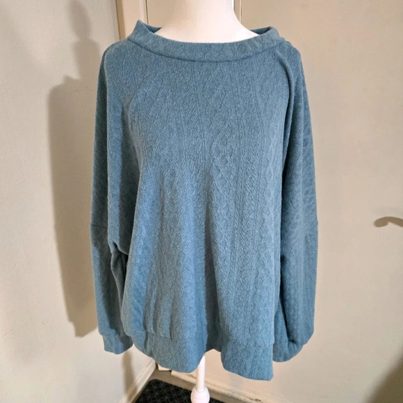 Dear Scarlett Tops - Long Sleeve Soft Knit Pattern XL Dear Scarlett Top